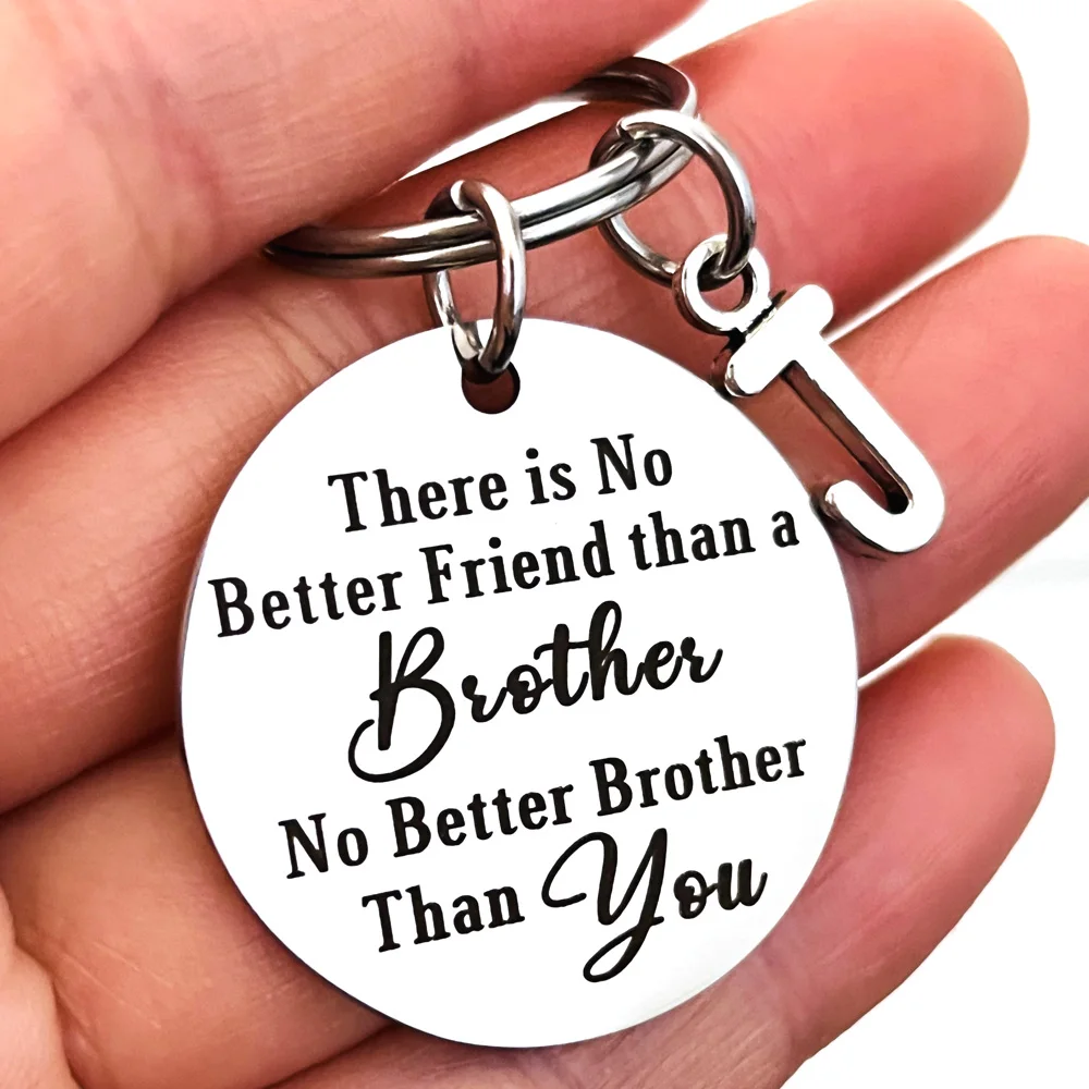 Birthday Gifts for Brother No Better Friend Than A Brother No Better Brother Than You Friendship Keychain for Men Friend