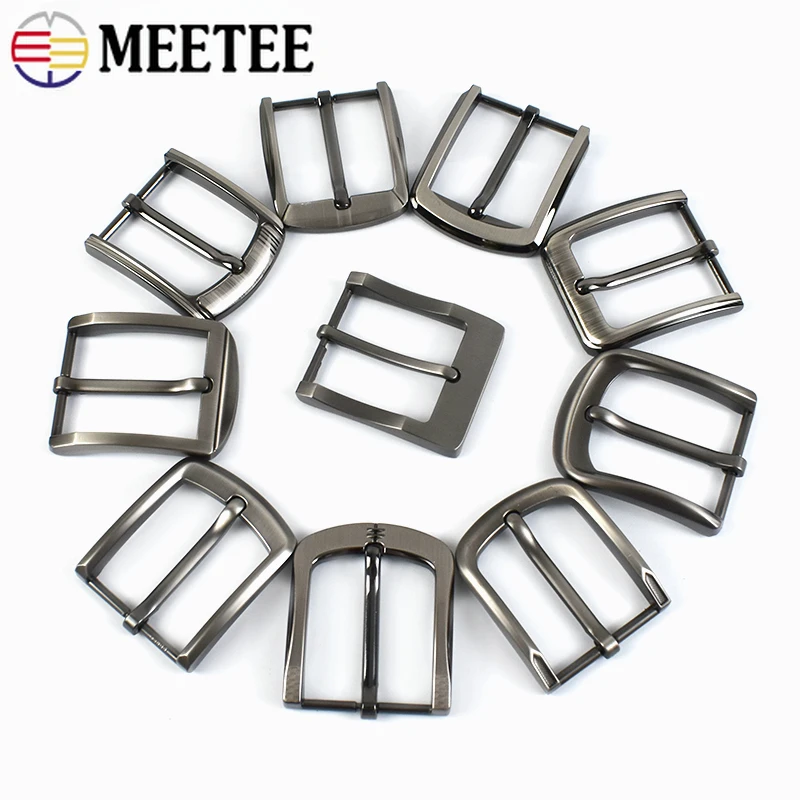 1/2/5Pcs Men Belt Buckle Metal Single Pin Buckles Jeans Waistband Head Decor for 33-39mm Belts Leather Craft Accessories