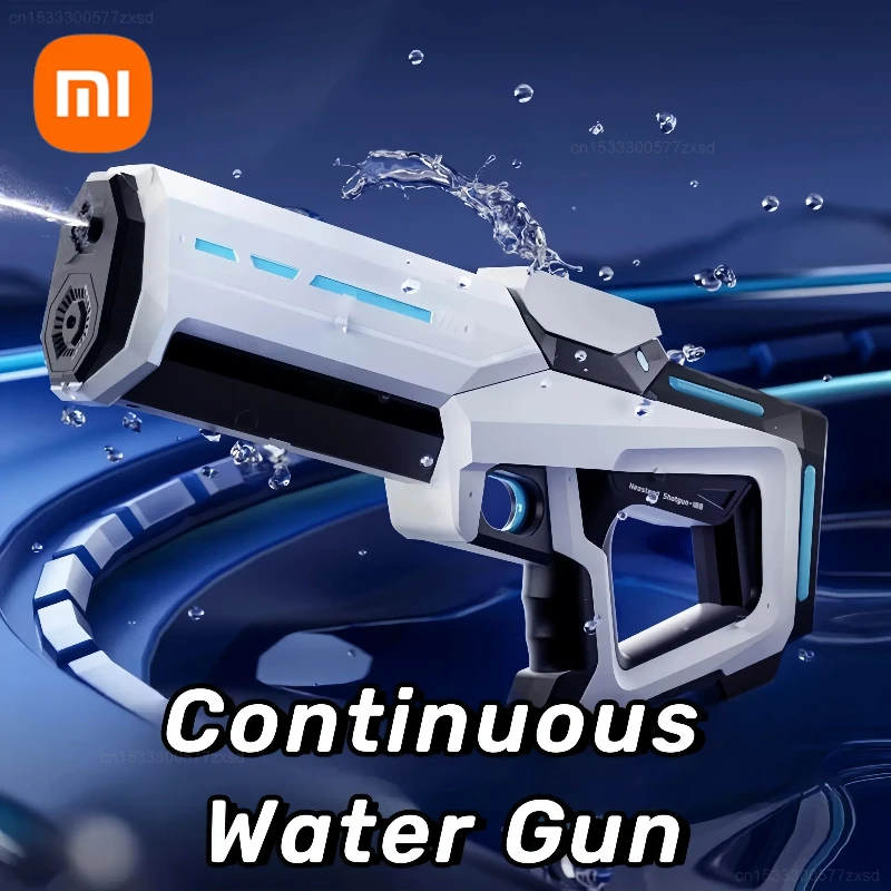 New Xiaomi Electric Continuous Water Gun Children's Toys Automatic Water Absorption Strong Water Spray High-pressure Toys Gun