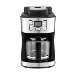 2022 New Design  Grinder Coffee Maker Machine with LCD Display