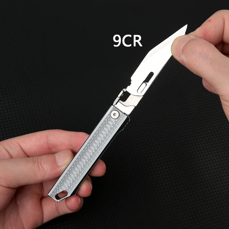 NEW Multifunctional EDC Detachable Blade, Precision Stainless Steel Folding Knife, Outdoor Camping Cutting and Unboxing Knife