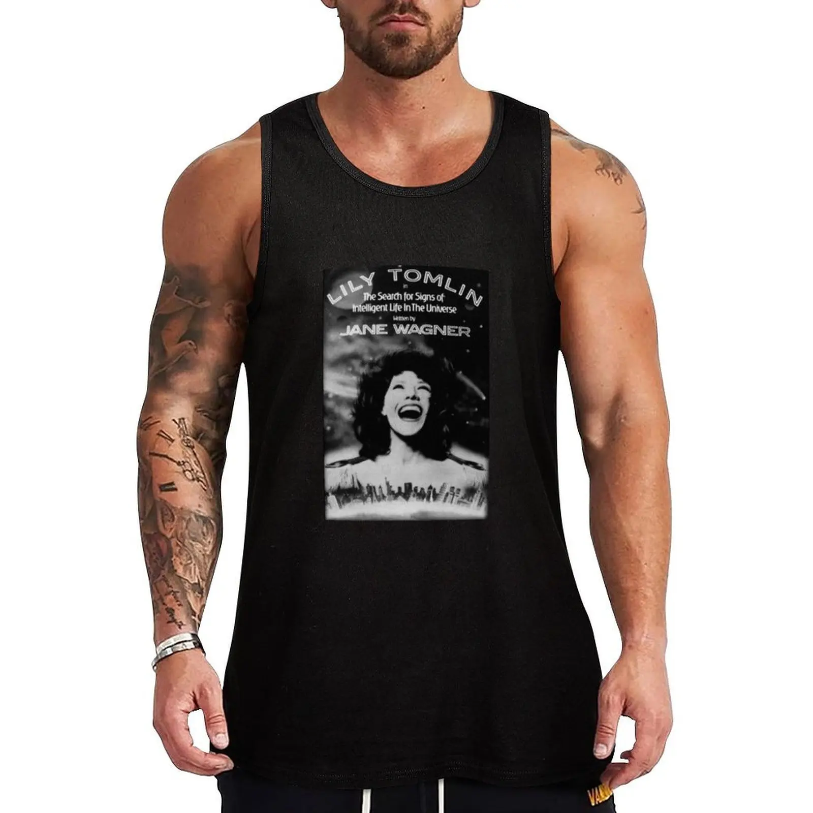 Lily Tomlin Tank Top Basic Layering Tank Top Casual Sleeveless Soft Shirt