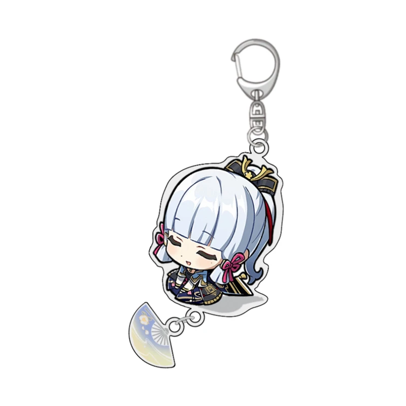 Impact Game Keychain Pendant Scaramouche ZhongLi Klee Raiden Shogun Nahida Venti Ganyu Peripheral Pendant Anime