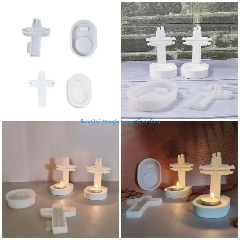 

E56A Flexible Silicone Crosses Mould for Artistics and Home Decoration Crafting