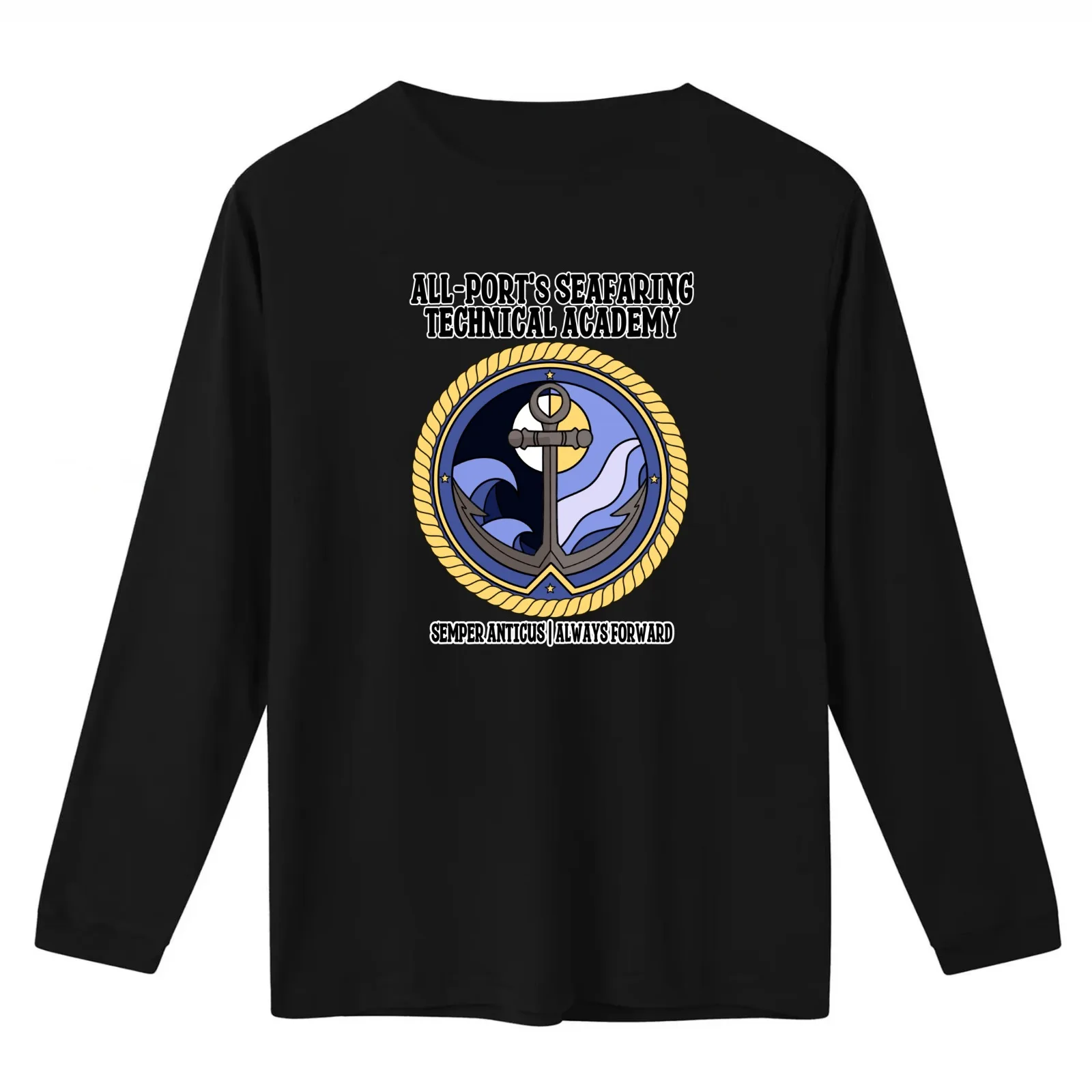 All-Port Seafaring Academy: JRWI T-Shirt Summer Casual Cotton Tee Oversized Streetwear Tops Vintage Graphic Print