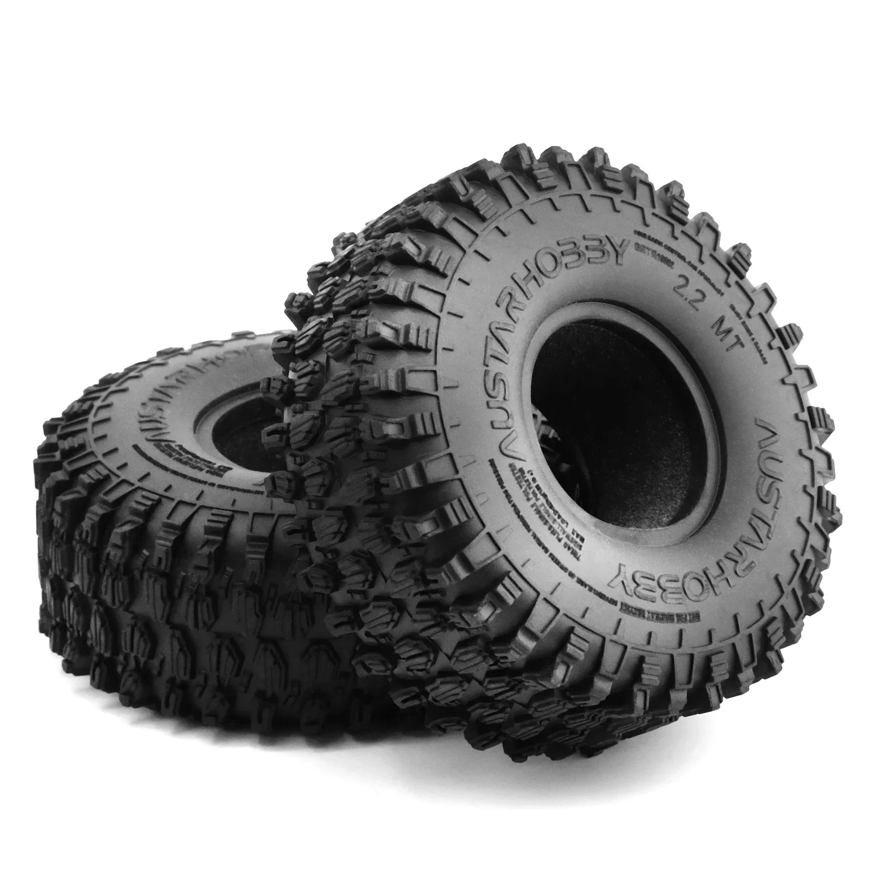 4 pz 128mm 2.2 pollici gomma pneumatico ruota pneumatico per 1/10 RC Crawler auto Axial SCX10 Wraith Capra RR10 Traxxas TRX4 D90 Redcat