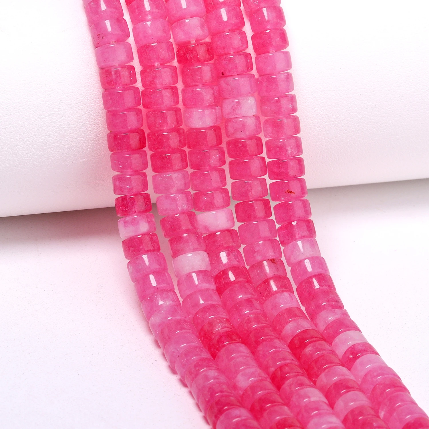 4x7mm Column Natural Stone Rhodochrosite Beads Cylinder Loose Beads for Jewelry Making DIY Bracelets Necklace Accessories