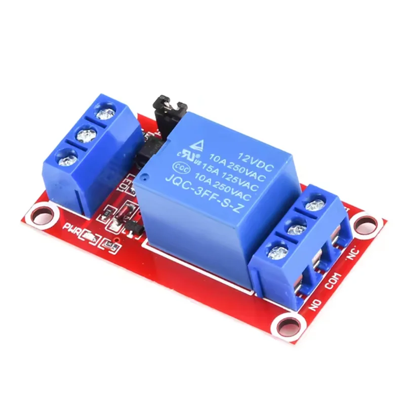 1 Channel 5V/12V/24V Relay Module Optical Coupling Isolation High And Low Level Trigger Microcontroller Red Board