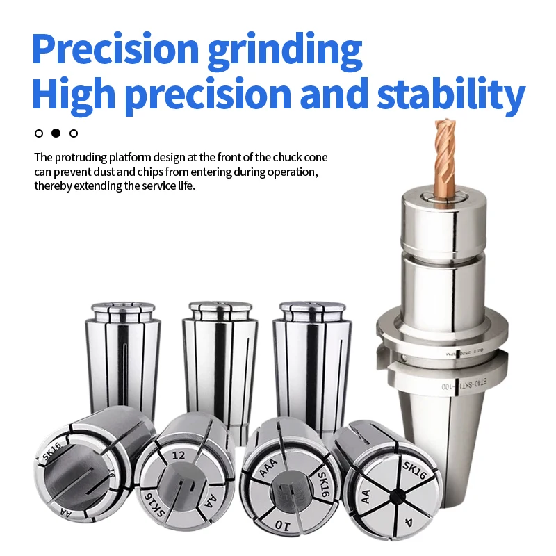SK6 SK10 SK13 SK16 SK20 SK25High Speed Collet Chuck,High Precision Spring Collet CNC Tool Holder Accessories for Milling Machine
