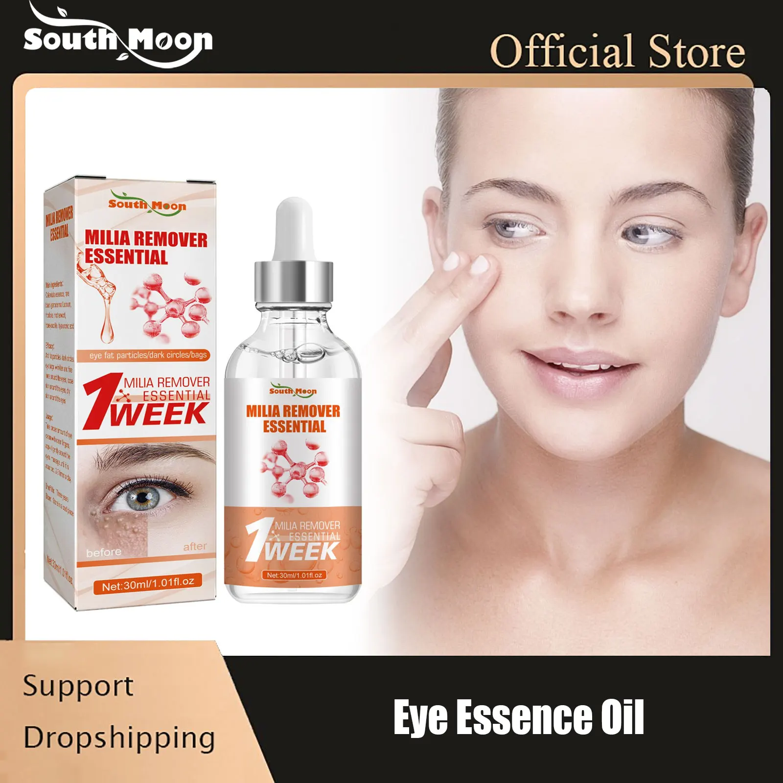 Eye Essence Oil Deeply Treatment Solution Massage Moisturizing Improving Puffiness Remove Dark Circles Repair Bag Eye Care Serum