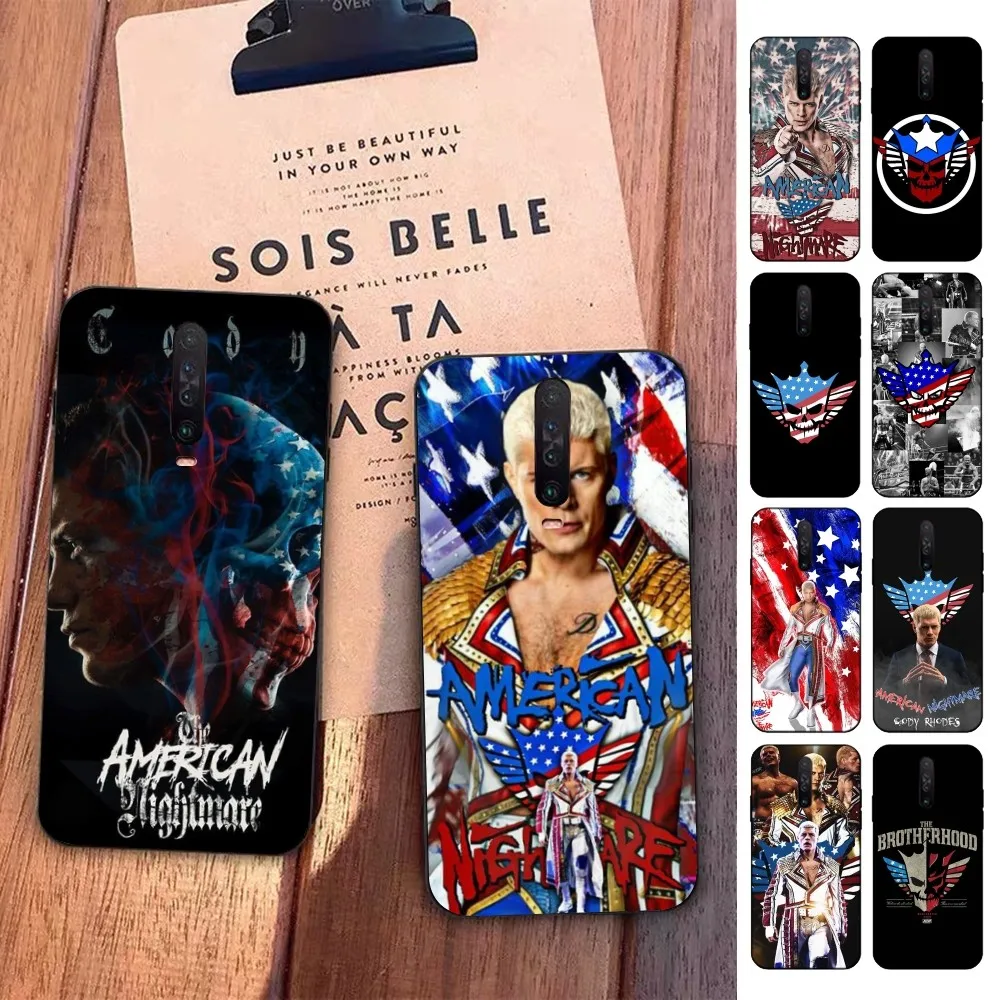 Cody Super Star R-Rhodes Phone Case For Redmi 5 6 7 8 9 10 plus pro 6 7 8 9 A GO K20 K30 K40 pro plus F3 Fundas