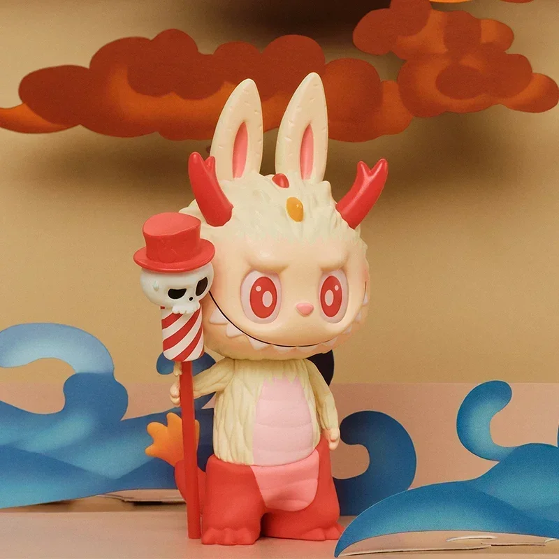 

POP MART Loong Treasure Series Mystery Blind Bag - Surprise Collectible Action Figure Cute Model Toy