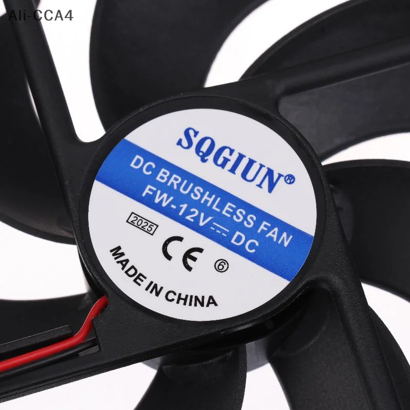 

2025 1Pc Plastic 12025 DC 12V High Speed Cooling Fan 120x120x25mm DC12V 0.15A 1550rpm For Chassis Power Supply Accessories