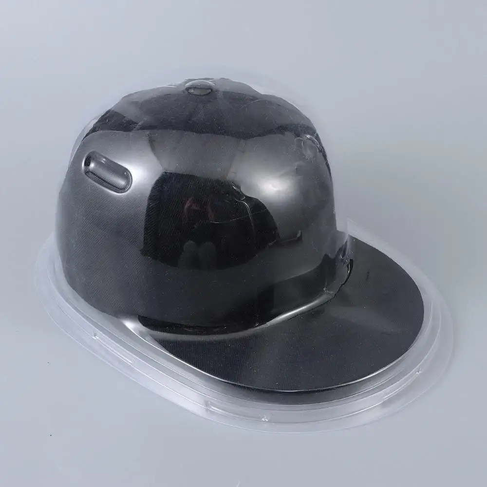 PVC Dust-proof Flat Brim Hat Cap Display Case Baseball Cap Display Box Hats Storage Box Curved Hat Storage Case