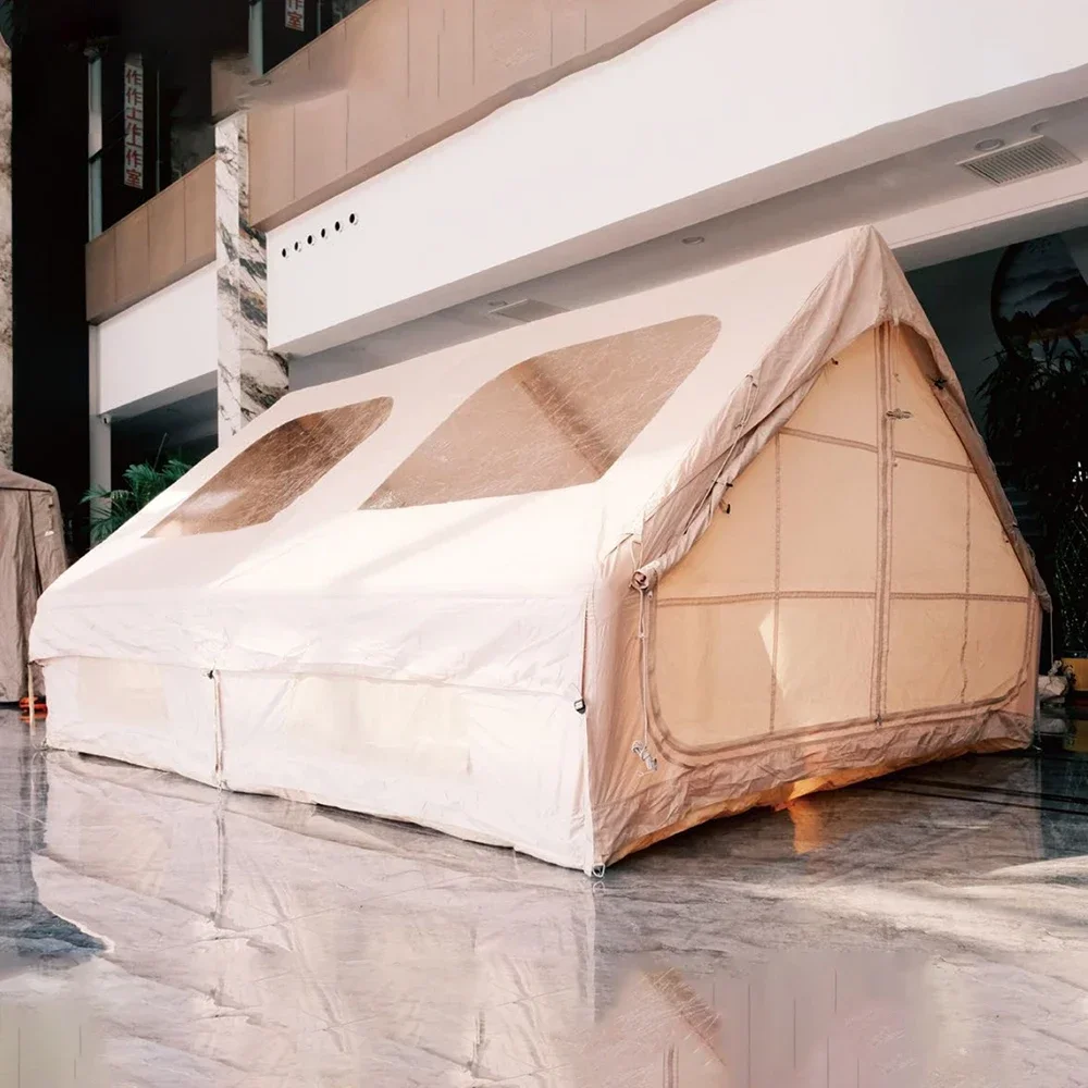 

Wholesale camping outdoor tent in stock explosion-proof portable large size outdoor inflatable camping tent inflatable air tent