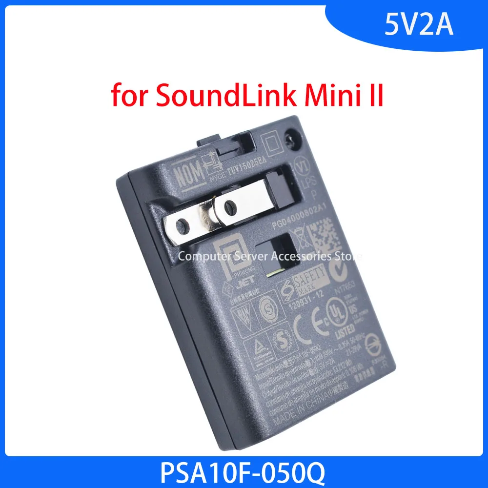 Bluetooth Speaker 5V 2A Charger PSA10F-050Q for SoundLink Mini II & SoundLink Revolve Bluetooth Speaker Charger