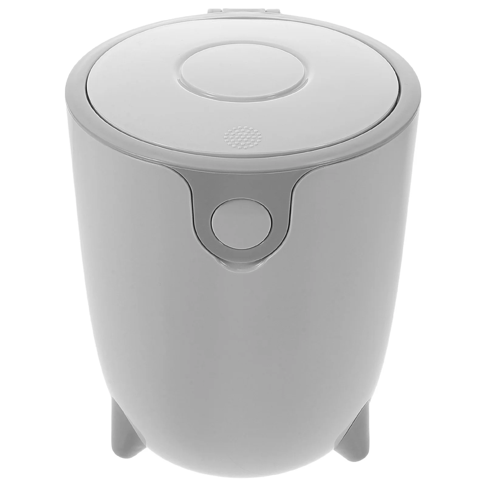 

Компактный мини-настольный мусорный бак с крышкой, маленький милый мусорный бак для офиса, спальни, гостиной, кухни, мусорные баки для ванной комнаты