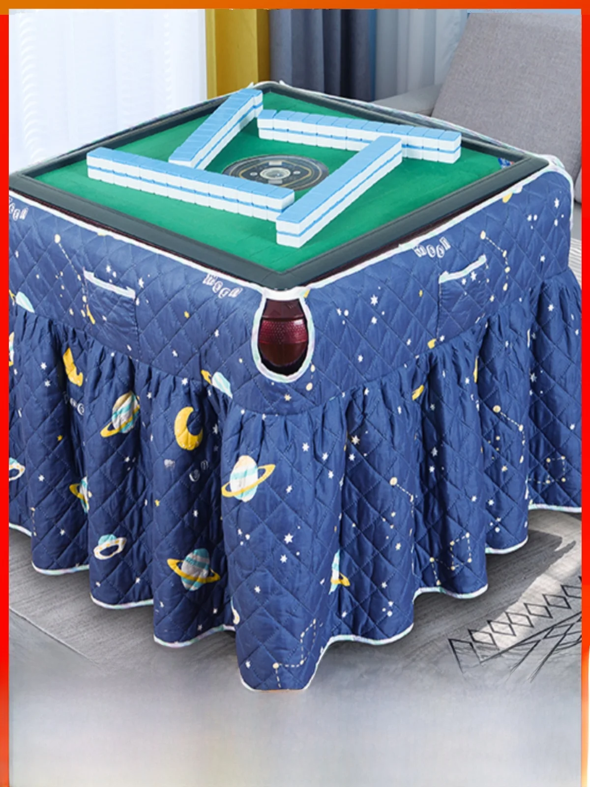 

Thi из чистого хлопка Auatic Mahjong hine Чехол для костра Пылезащитный чехол с подогревом Простой защитный чехол для домашнего текстиля Sle