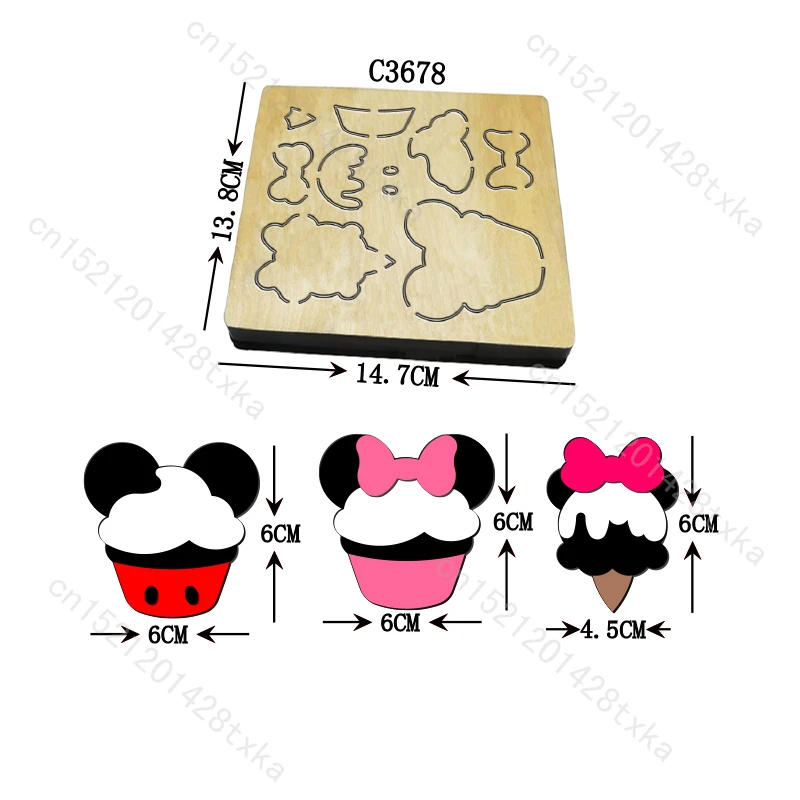 

Новые деревянные штампы с бантиком для скрапбукинга C3678