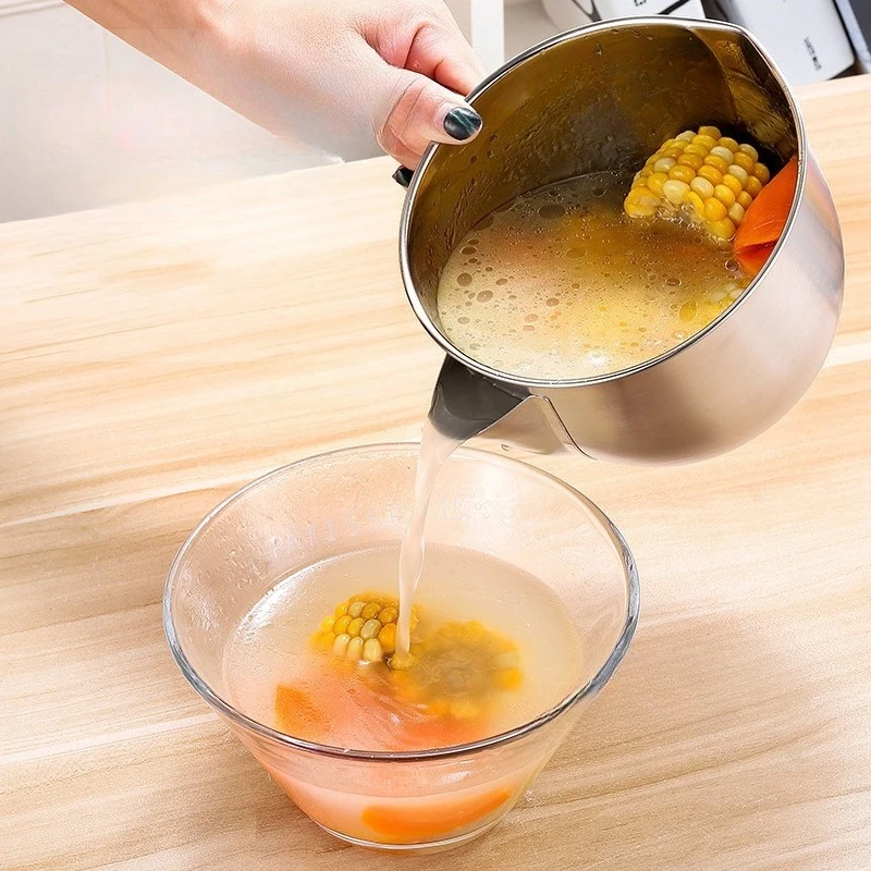 Home Cooking Oil Filter - 1000ML RVS Vet- en Olieafscheider voor