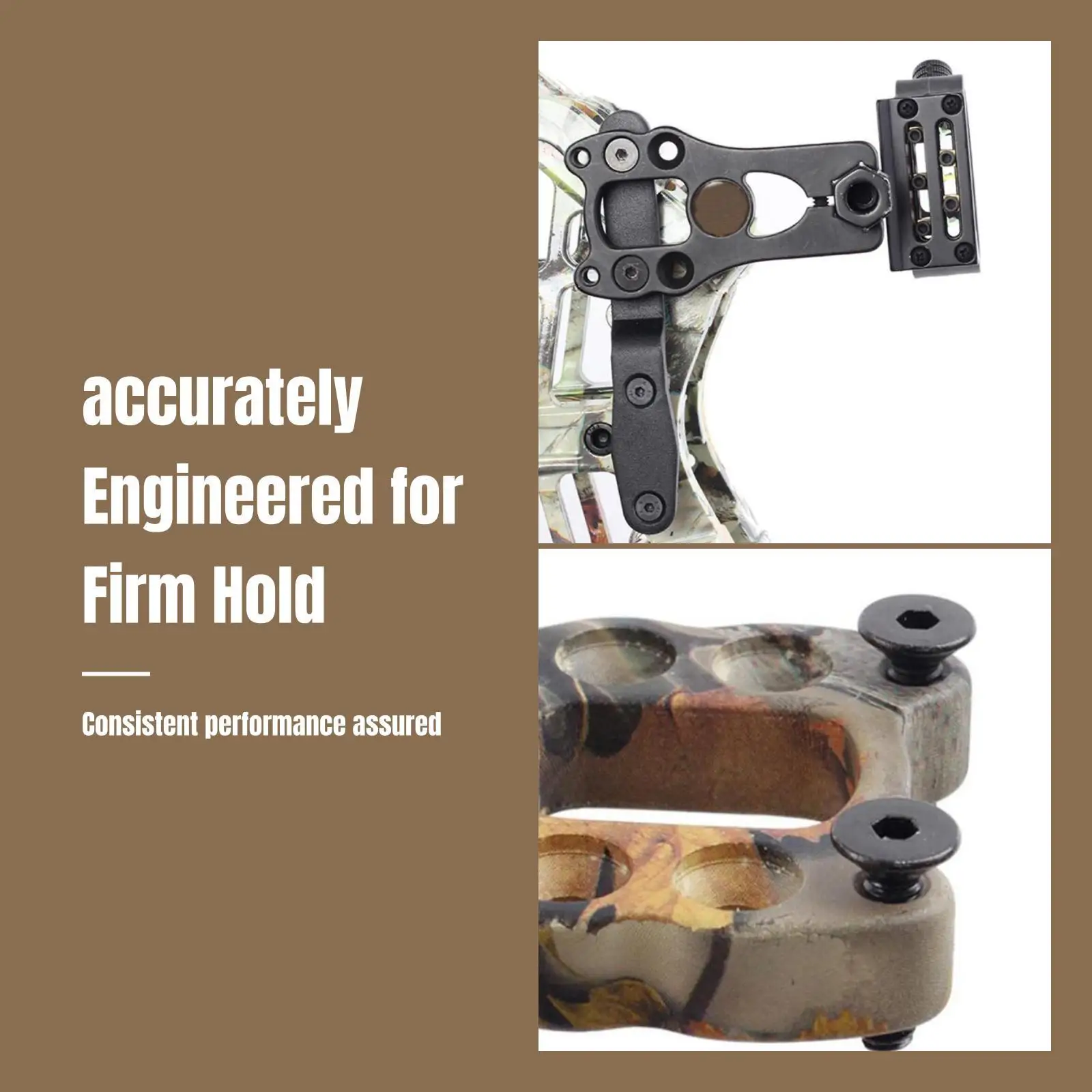 Bow Fixed Sight Thread Adapter Stainless Steel Archery Equipment Stabilizer Screw for Outdoor Hunting