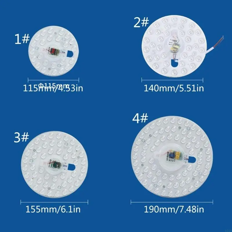 97QD 12W 18W 24W 36W ไฟ LED แผงแผงไฟ LED ไฟ LED เครื่องยนต์ติดตั้งใหม่โมดูล LED แผงวงกลมวงกลมห้องครัวบ้าน