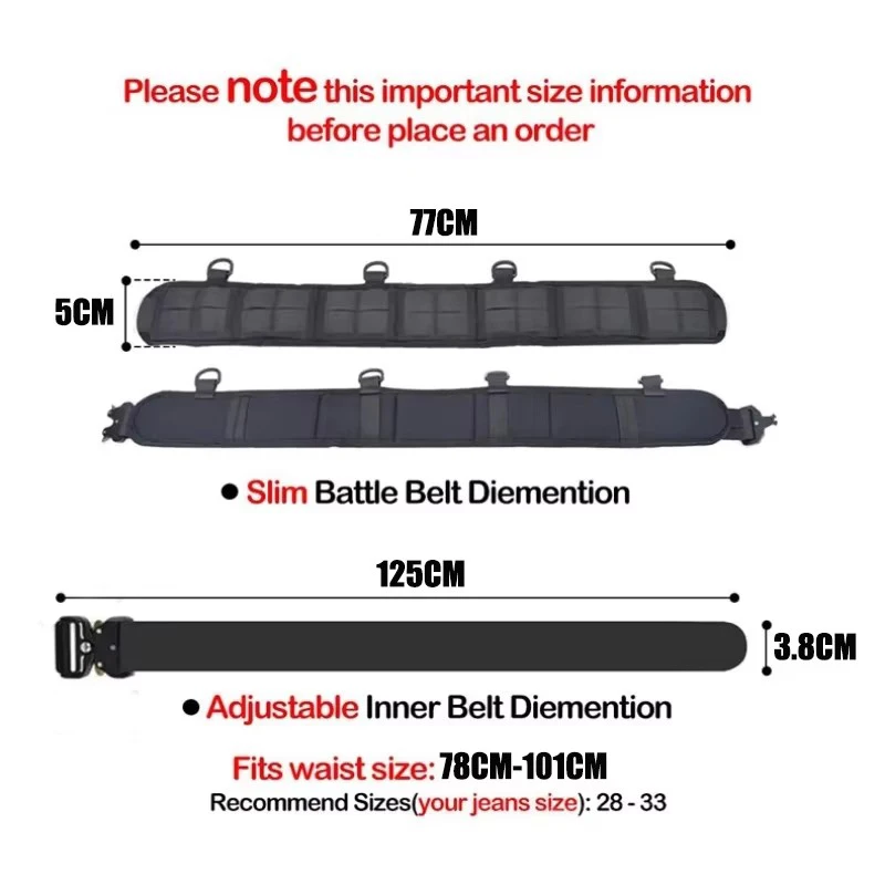 Genuine Tactical Belt Quick Release Outdoor Military Belt Metal Real Nylon Sports Accessories Men And Women Belt Set