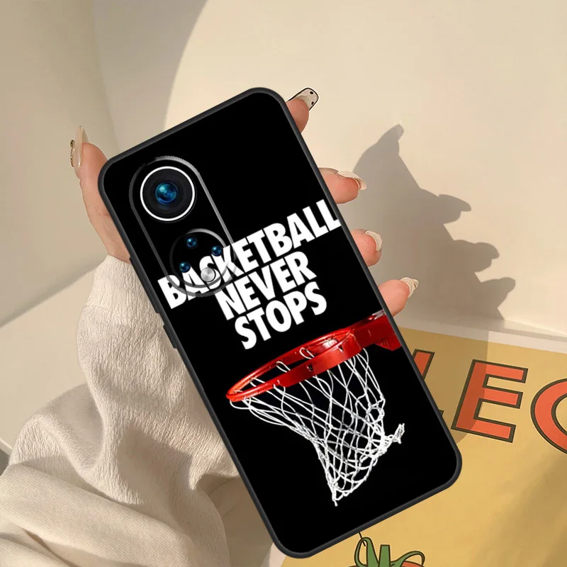 Basketball Case For Huawei Honor X8a X8 X7 X9a 50 70 90 Magic5 Lite P40 P20 P30 P60 Pro P Smart Cover
