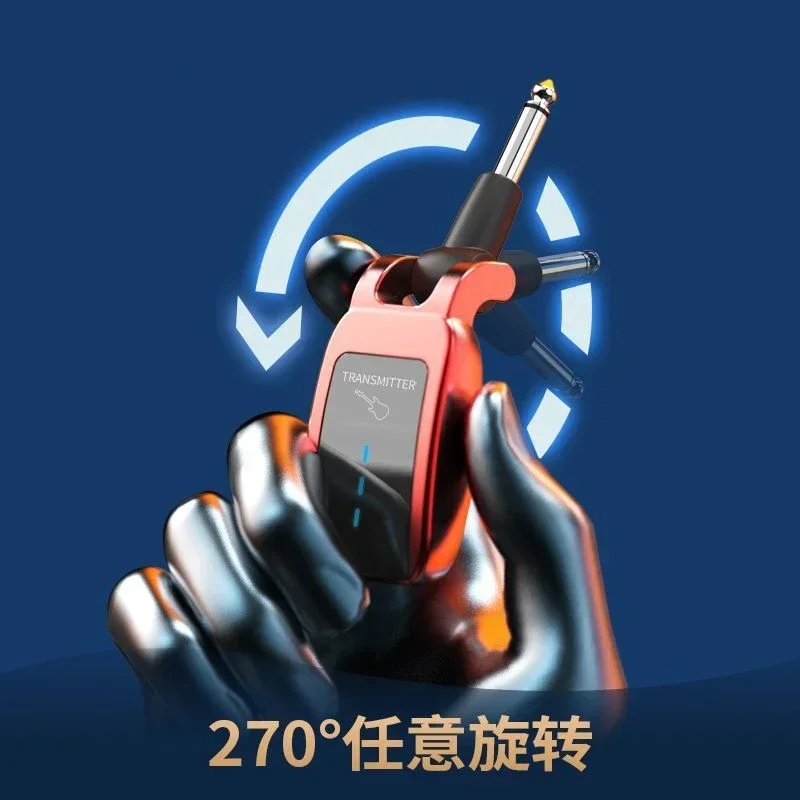 In stock Electric Guitar Bass Wireless Microphone Transceiver Electronic Wind Instrument Transmission System Pickup Receiver Tra view 5