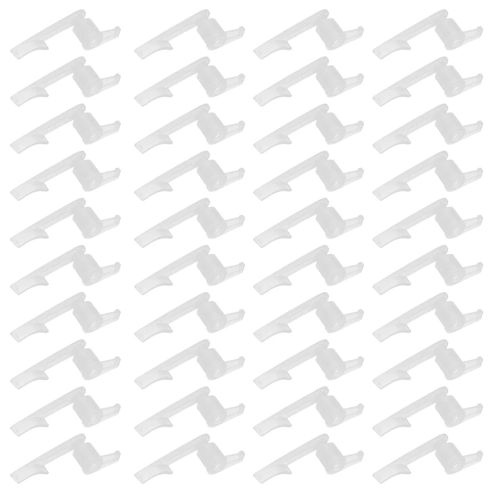 

100Pcs Ceiling Light Fixed Clips Plastic Lamp Shade Mounting Buckle Flush Mount Holder Light Fixture Accessories