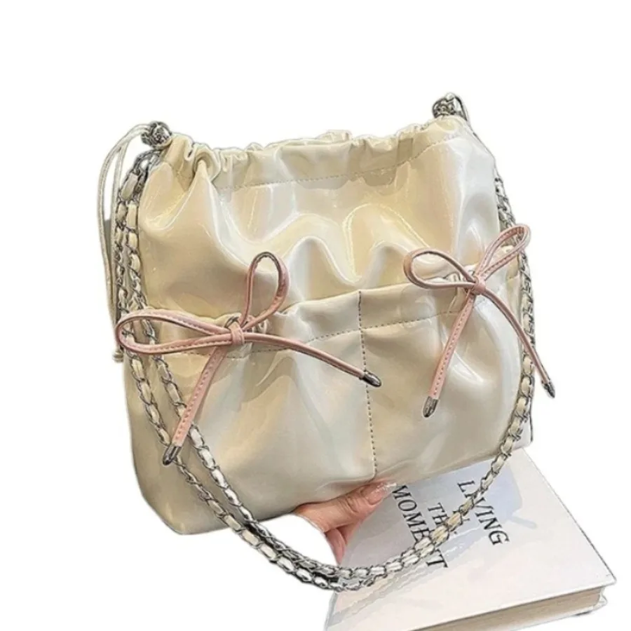 

Crossbody bag fashion popular Yang Qi texture versatile trend shoulder bag chain high value bow single shoulder women's bags