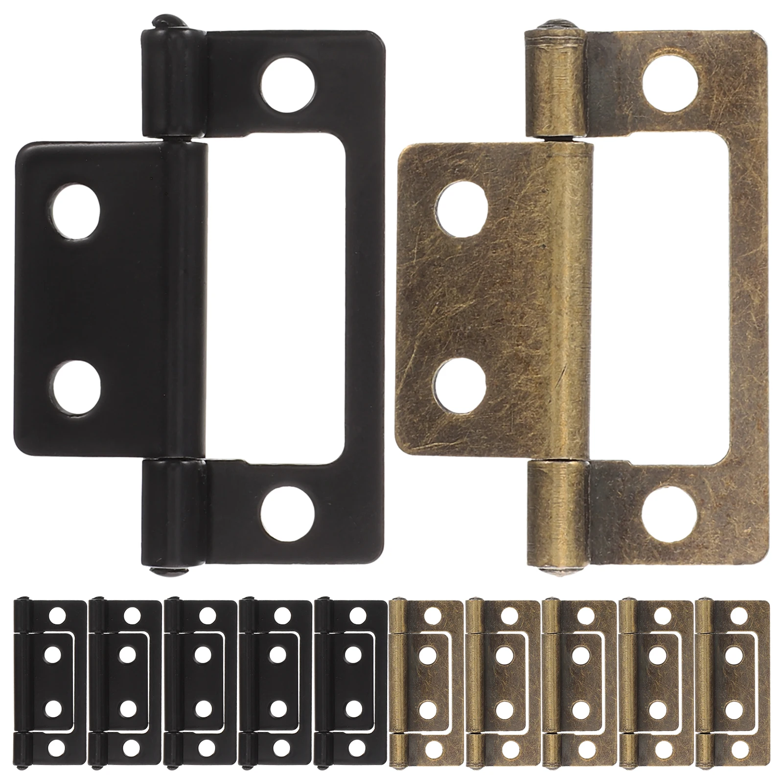

Thickened Iron Hinges Black Small Helix Door Loose Leaf Mute Flat Heavy Duty Silent Non Rust Corrosion Resistant Hotels Clubs