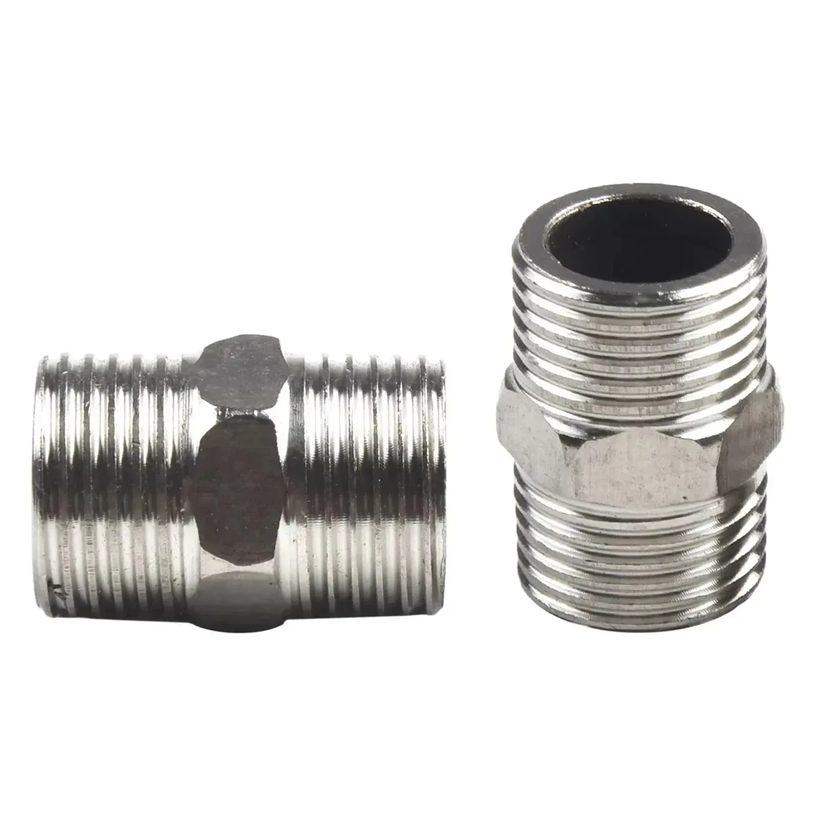 2 Pcs Shower Hose Extension Pipe Universal Hose Extender Bathroom Accessories For DIY Showers Bathrooms RVs Outdoor Showers