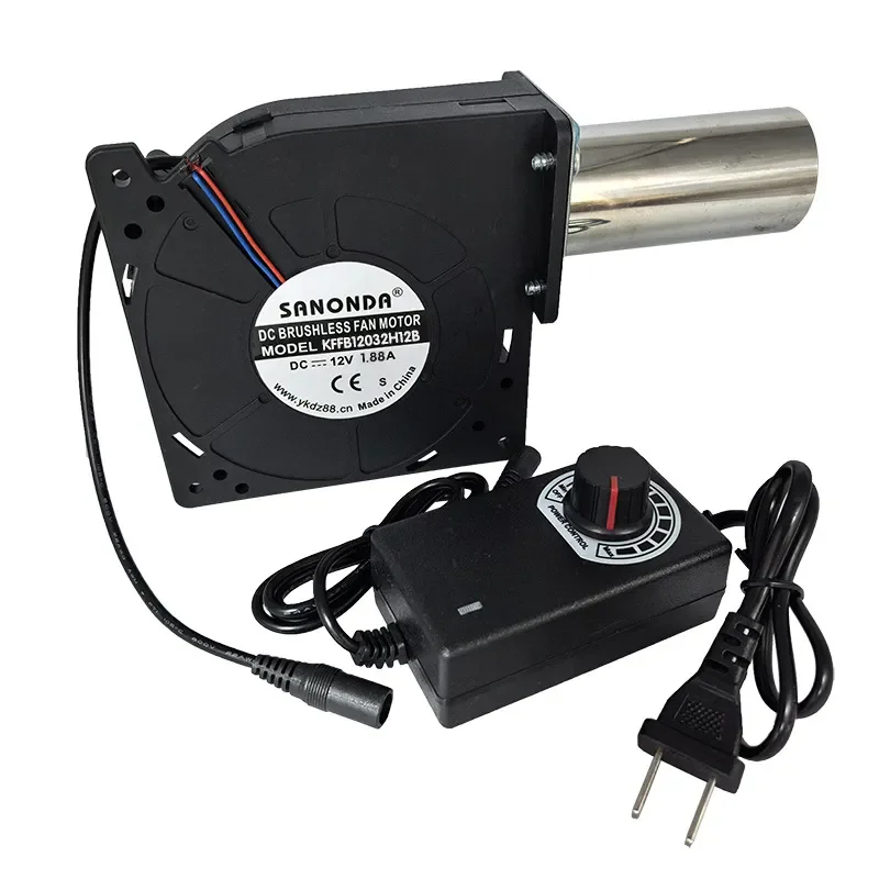 For 12032 12V 1.88A Blower Fan for Waste Oil Stove and Firewood Stove Turbo Cooling Fan with Large Air Volume