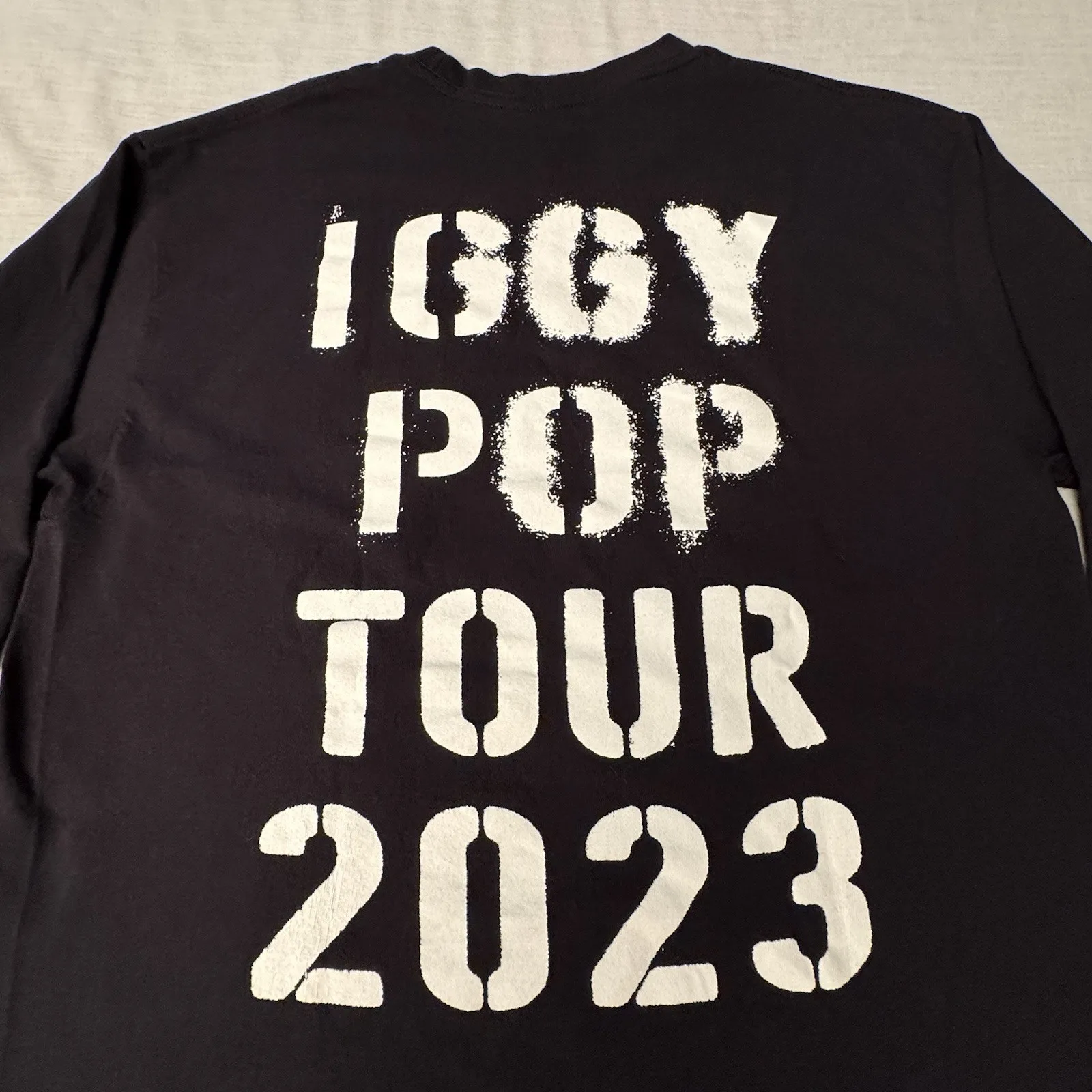 Футболка Iggy Pop Tour 2023, размер, большая футболка с длинными рукавами, крестный отец в стиле панк ￼