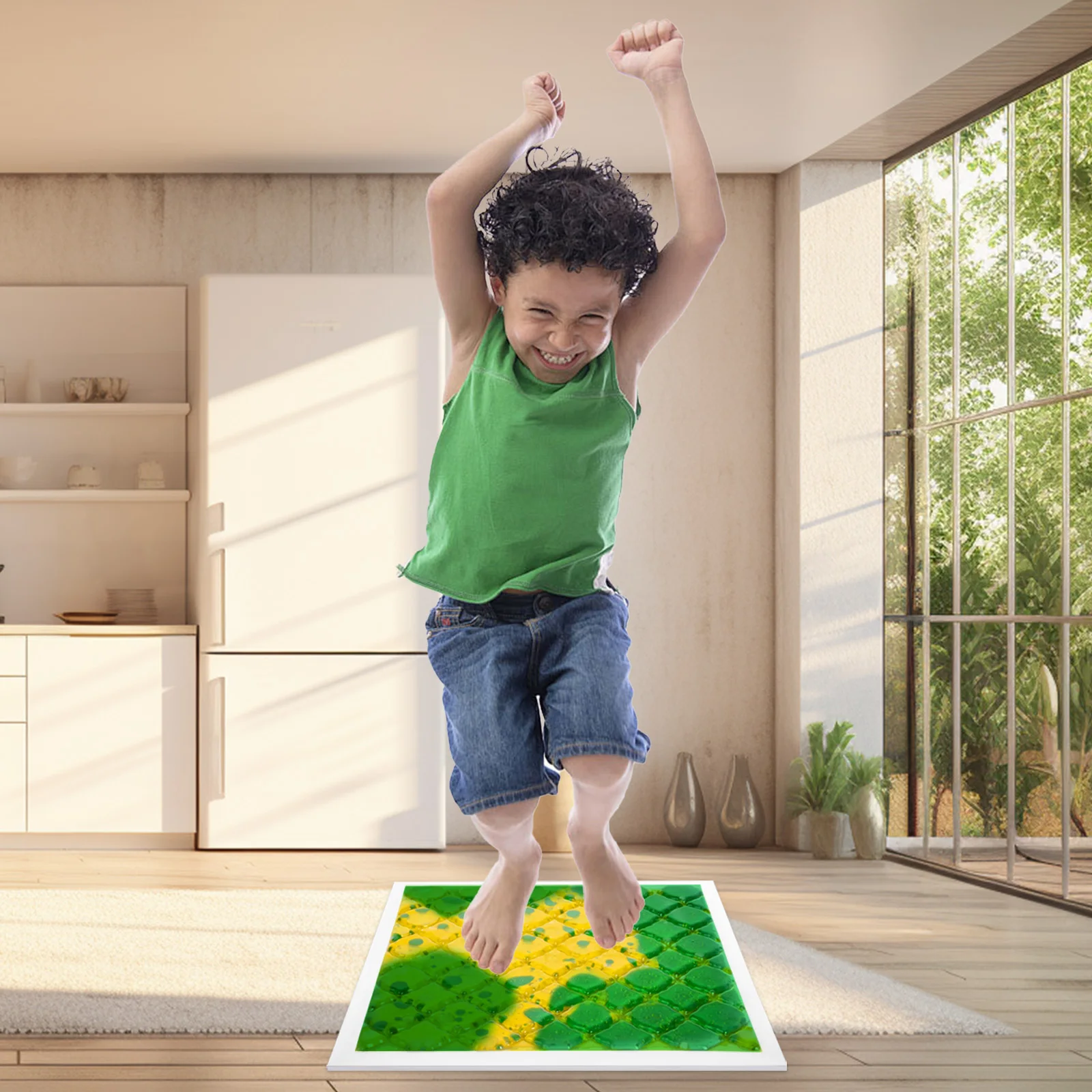 сенсорная напольная плитка для малышей