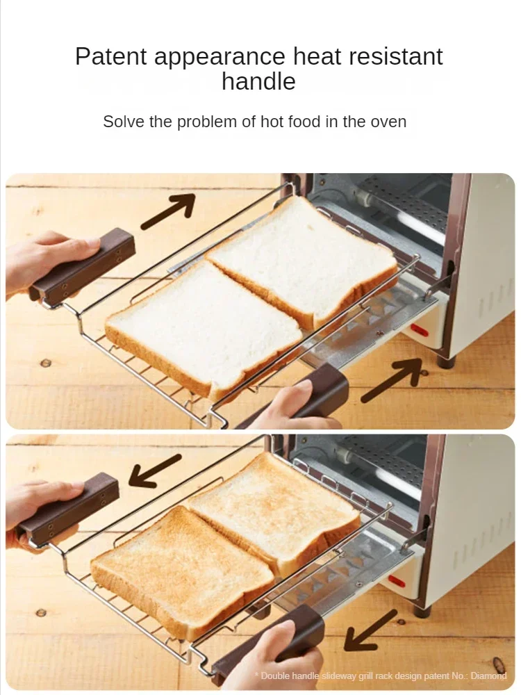 Pizza Oven Electric Oven Household Small Cukyi Fruit Dehydrator Multi-Functional Small Capacity Mini Toaster Oven  Air Fryers Ho