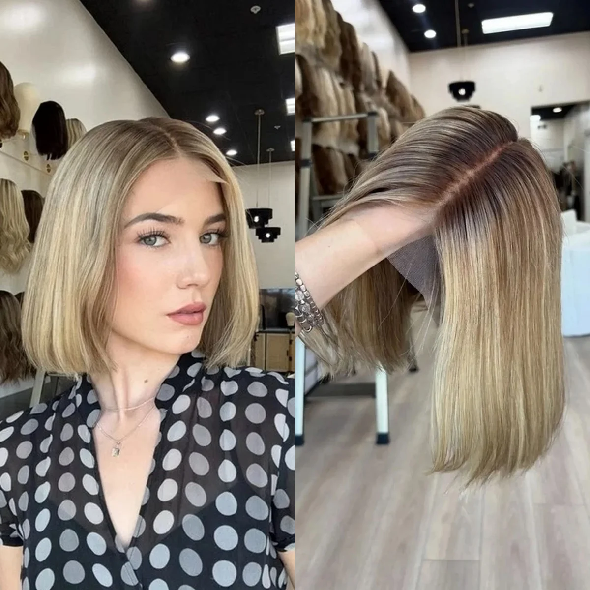 light-blonde-wig-straight-lace-front-wigs-free-parting-ombre-bob-hd-lace-synthetic-wig-natural-hairline-costume-woman-daily-use