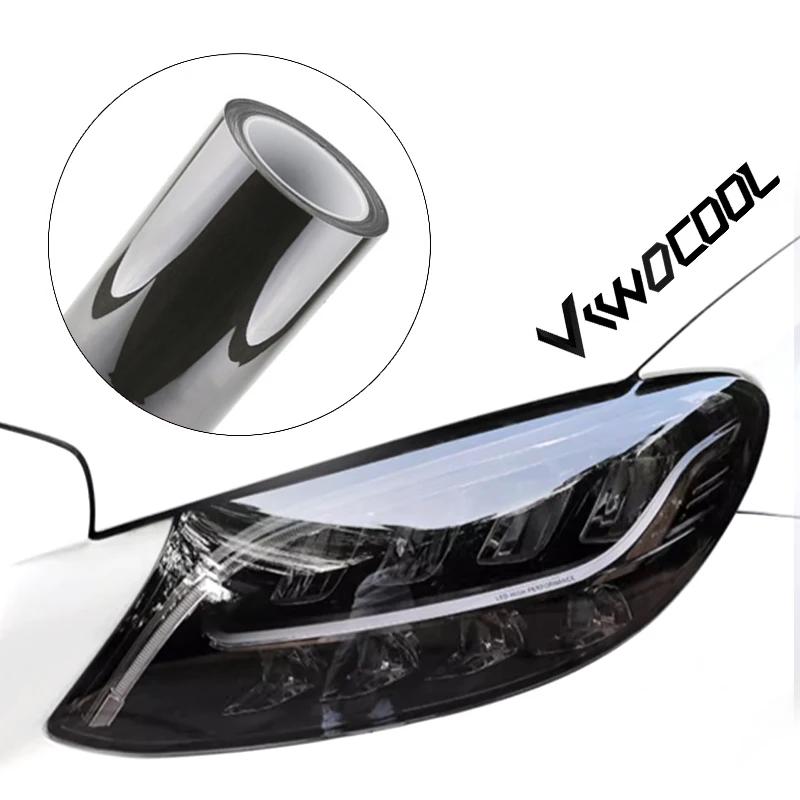 

Viwocool TPU Headlight Film 30cm*15m/roll 6.5mil Yellowing Scratch Self Healing Car Light Film TPU