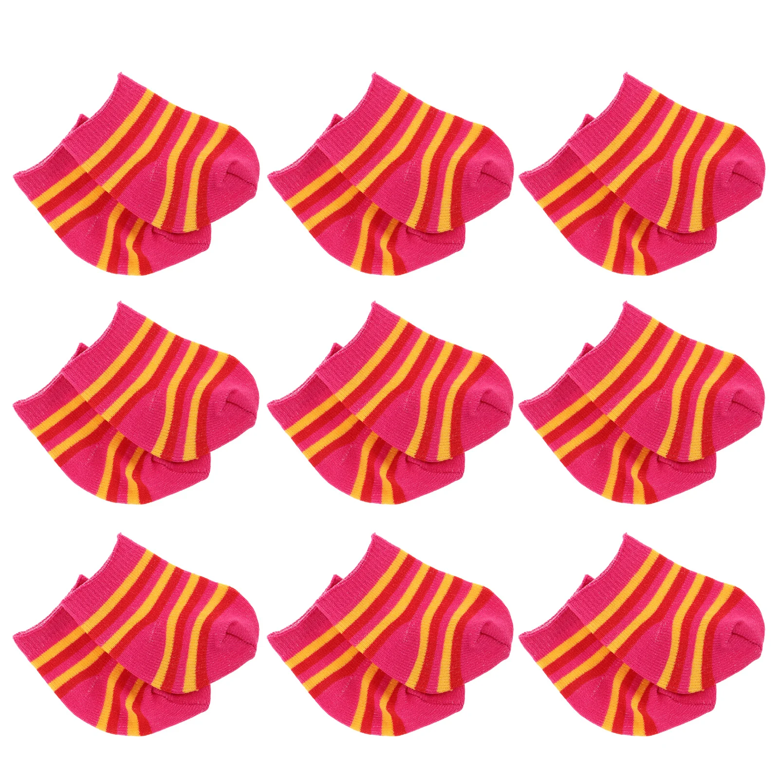 10 paires de Mini chaussettes, accessoires, vêtements de figurine d'action de 18 pouces, motifs colorés pour enfants, vêtements de jeu imaginatifs
