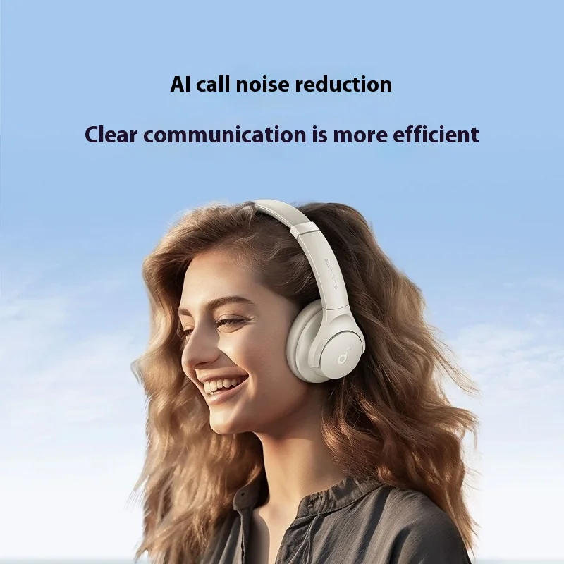 Soundcore Q20i Head-Mounted Wireless Bluetooth Earphones Active Noise Reduction Music Esports Hifi Earphones Dual Connection