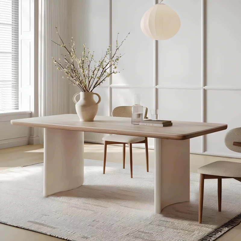 Luxury Living Room Dining Tables Solid Wood Multifunctional Kitchen Dining Tables Mesa Comedor Extensible Interior Furniture