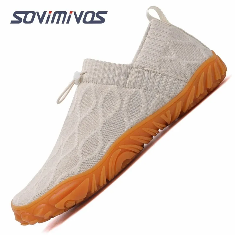 Men's Wide Slip on Minimalist Sneakers | Barefoot Shoes Cross-Trainer Shoes Wide Toe Walking Shoes Sole Trail Running Sneakers