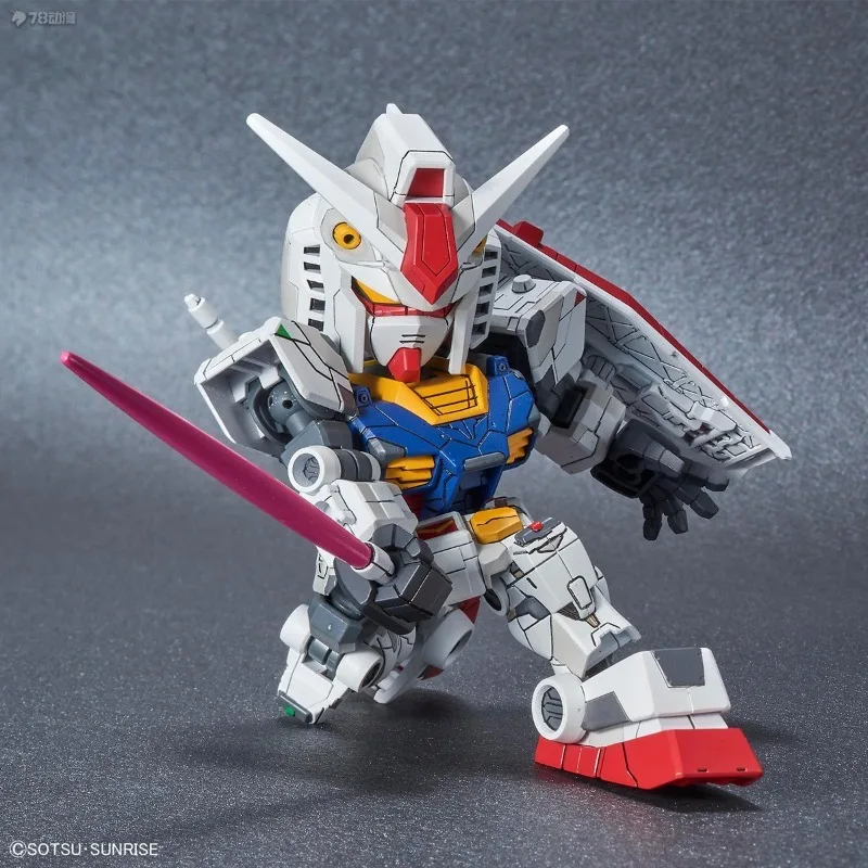 BANDAI Echte Yokohama Gundam Factory Series SDCS RX-78F00 tot plastic geassembleerde modellen, prachtige verzamelobjecten en speelgoed