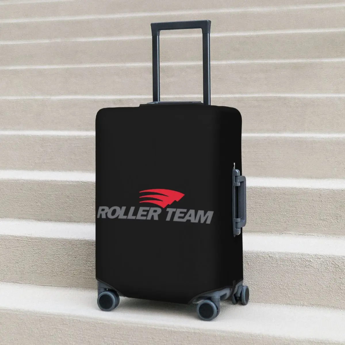 

ROLLER TEAM Caravan Suitcase Cover Protection Elastic Travel Luggage Protector Covers for 18-32 Inch