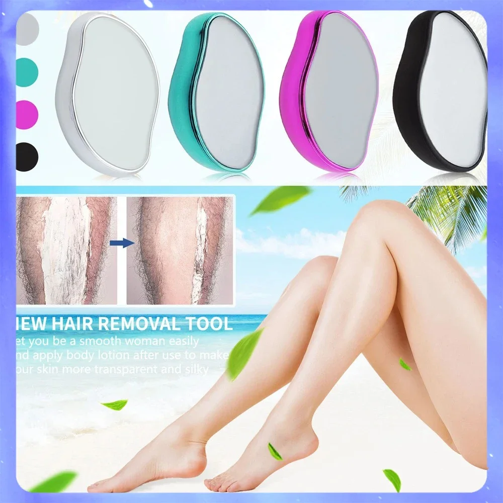 

Physical Hair Removal Eraser Glass Hair Remover Painless Epilator Easy Cleaning Reusable Body Care Depilation
