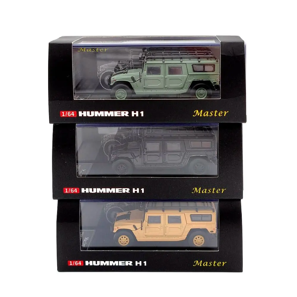 Master 1:64 H1 1999 SUV Diecast Toys Car Model Collection Limited Edition Gifts