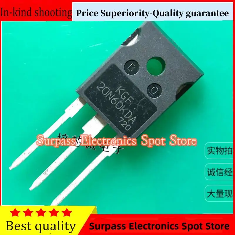 

10PCS-100PCS KGF20N60KDA TO-247IGBT 20A 600V Price Superiority-Quality guarantee