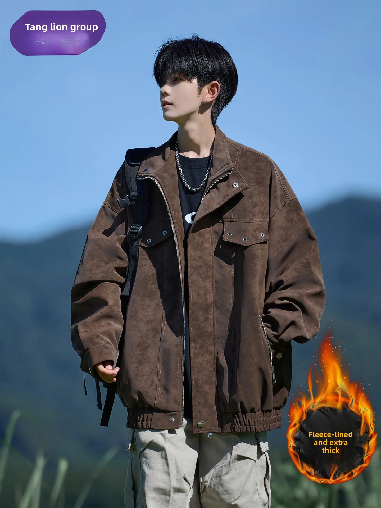 

Tonlion American Sle окрашенное хлопковое джето с подкладкой, зимняя верхняя одежда для мужчин, повседневное теплое длинное пальто на молнии све