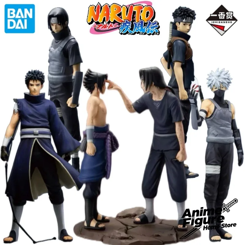 

100%Original in Stock Bandai Ichiban KUJI Uchiha Sasuke Itachi Shisui Kakashi Obito Anime Character Toy Model Ornaments Gift
